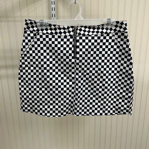 Checkered Mini Skirt